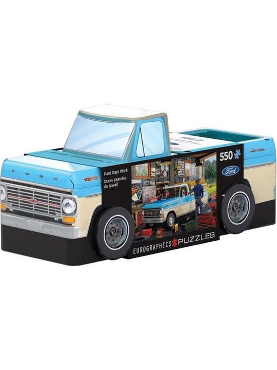 Eurographics Other - New Puzzle Tin Hard Days Work Ford Pickup 550 Piece Jigsaw